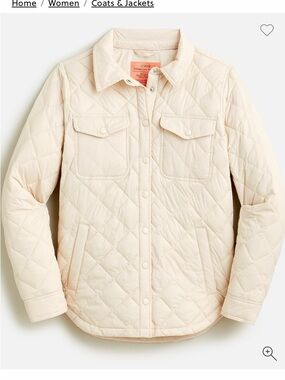 J. Crew Cream Lightweight Jacket